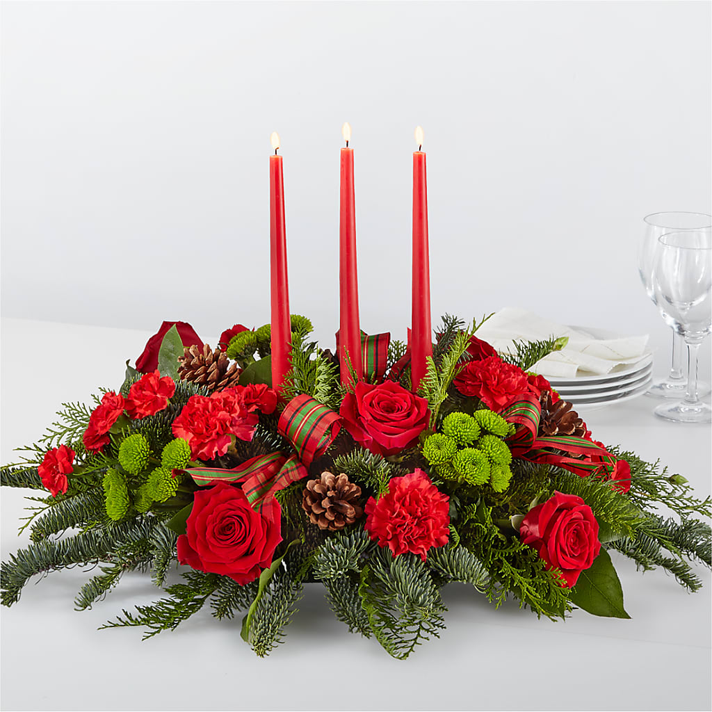 By the Candlelight Centerpiece – Dallas House Of Flowers, Dallas TX