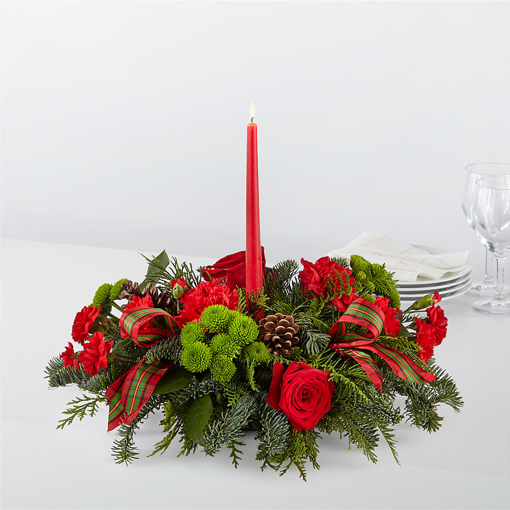 By the Candlelight Centerpiece – Dallas House Of Flowers, Dallas TX
