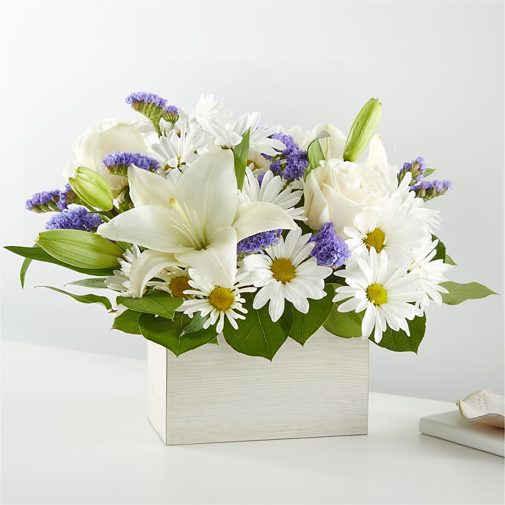 Beyond Blue Box Bouquet – Dallas House Of Flowers, Dallas TX
