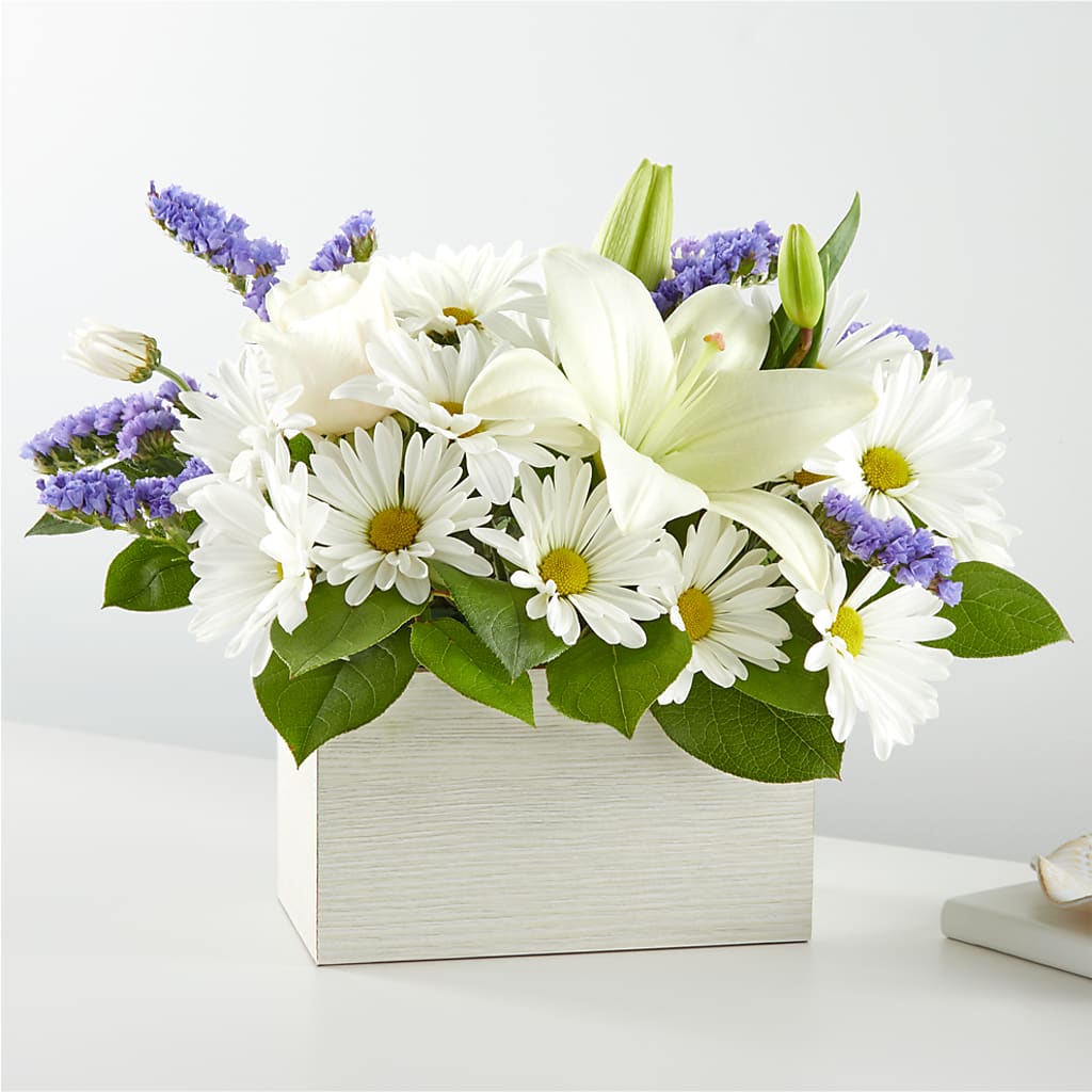 Beyond Blue Box Bouquet – Dallas House Of Flowers, Dallas TX