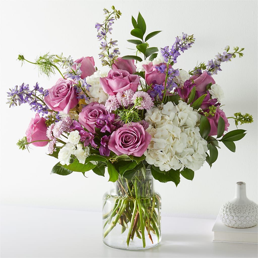 Violet Caress Bouquet – Dallas House Of Flowers, Dallas TX