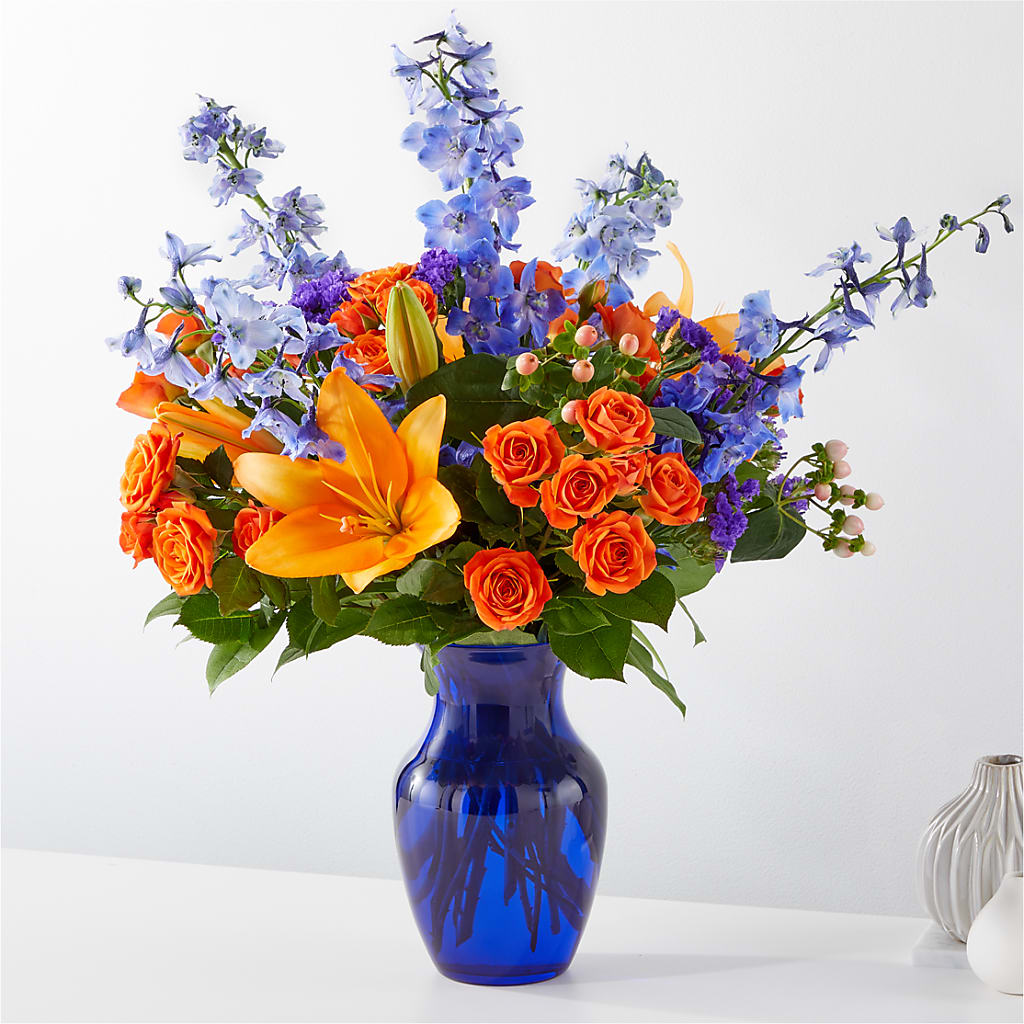 Radiant Citrus Bouquet – Dallas House Of Flowers, Dallas TX