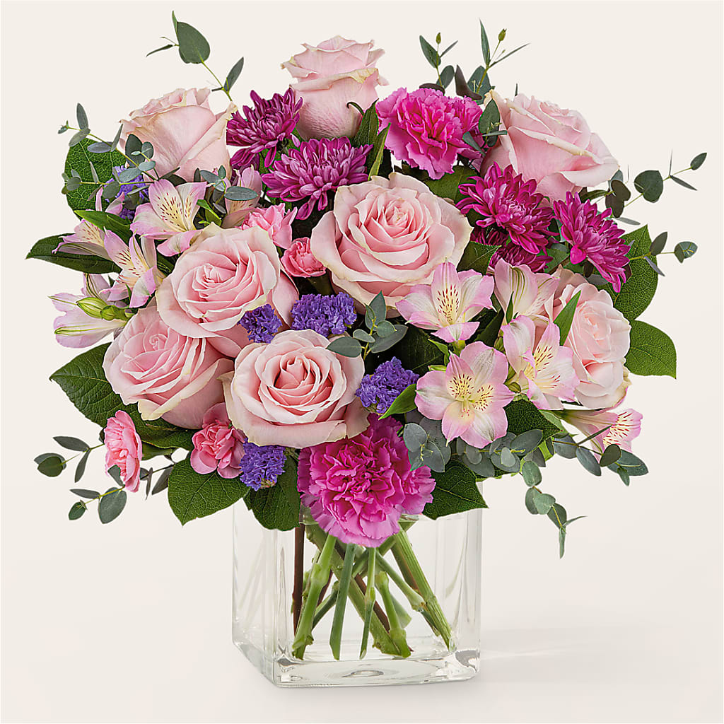Rosy Radiance Bouquet – Dallas House Of Flowers, Dallas TX