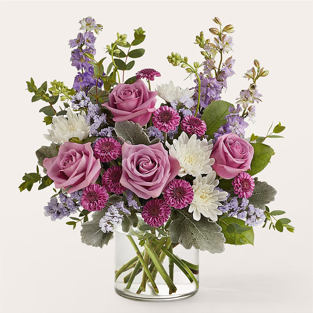 Violet Frost Bouquet – Dallas House Of Flowers, Dallas TX