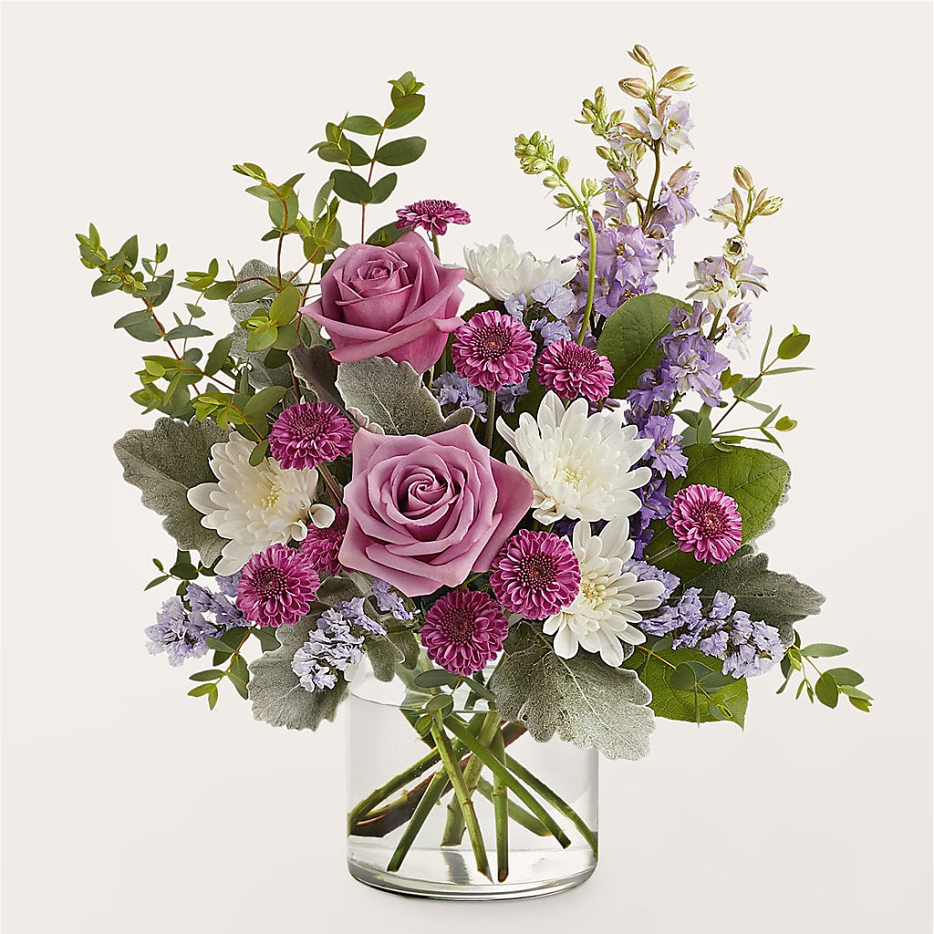 Violet Frost Bouquet – Dallas House Of Flowers, Dallas TX