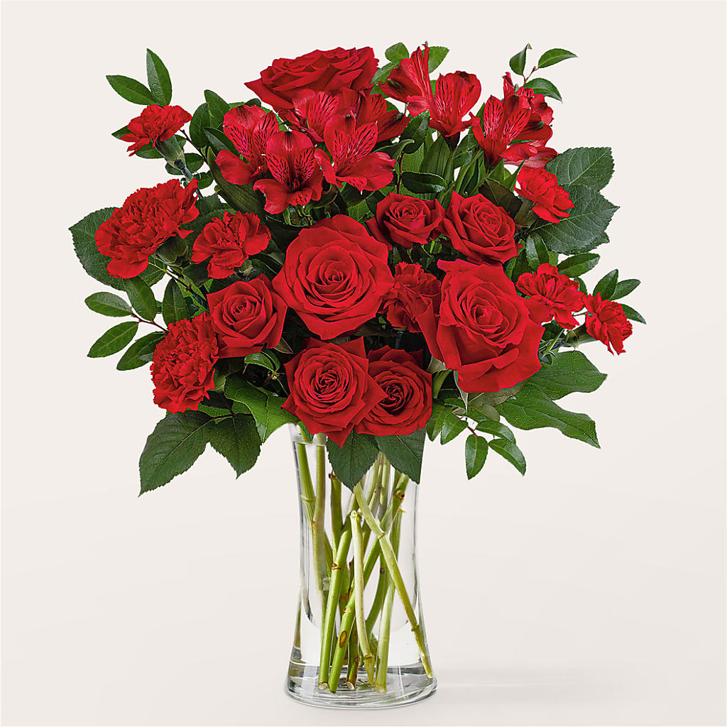 Brilliant Ruby Bouquet – Dallas House Of Flowers, Dallas TX