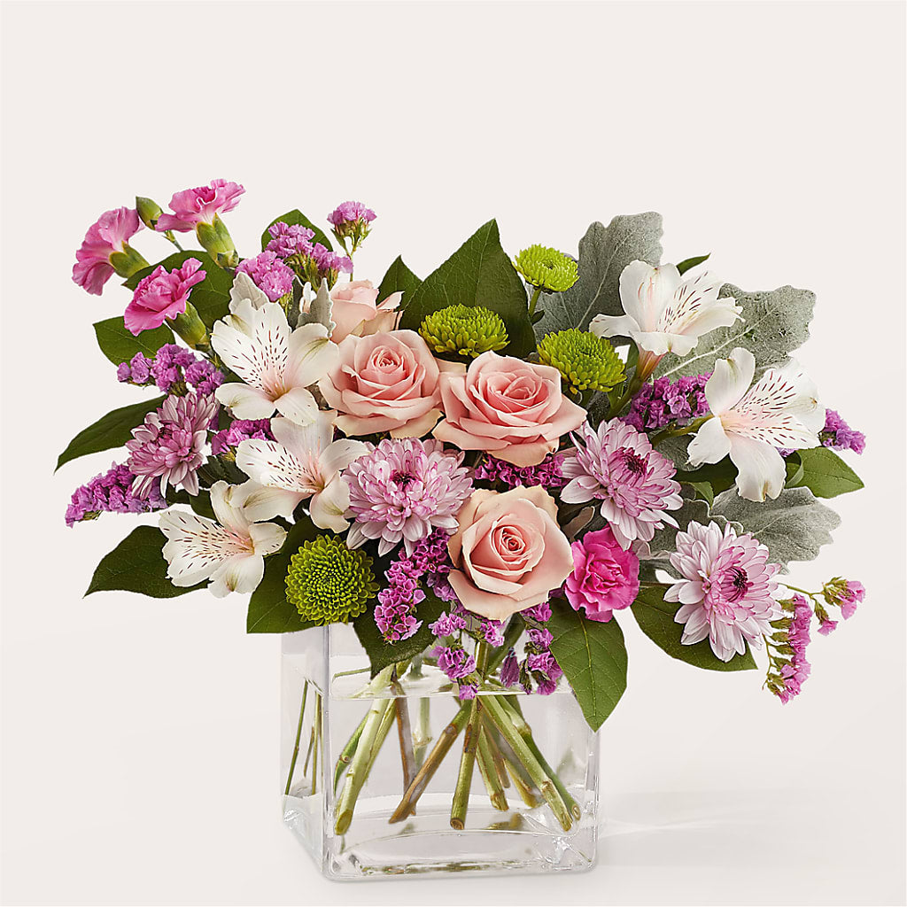 Pink Suede Bouquet – Dallas House Of Flowers, Dallas TX