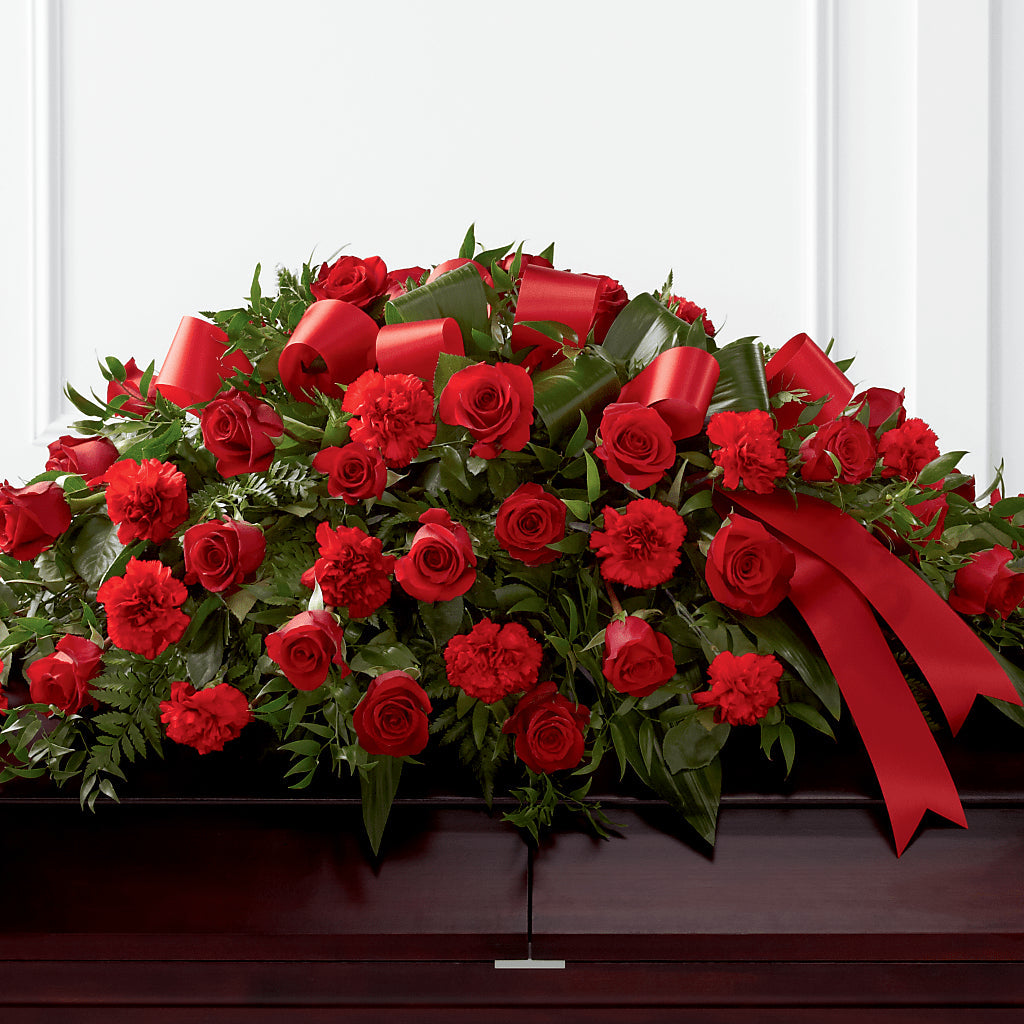 Tribute of Life Casket Spray – Dallas House Of Flowers, Dallas TX