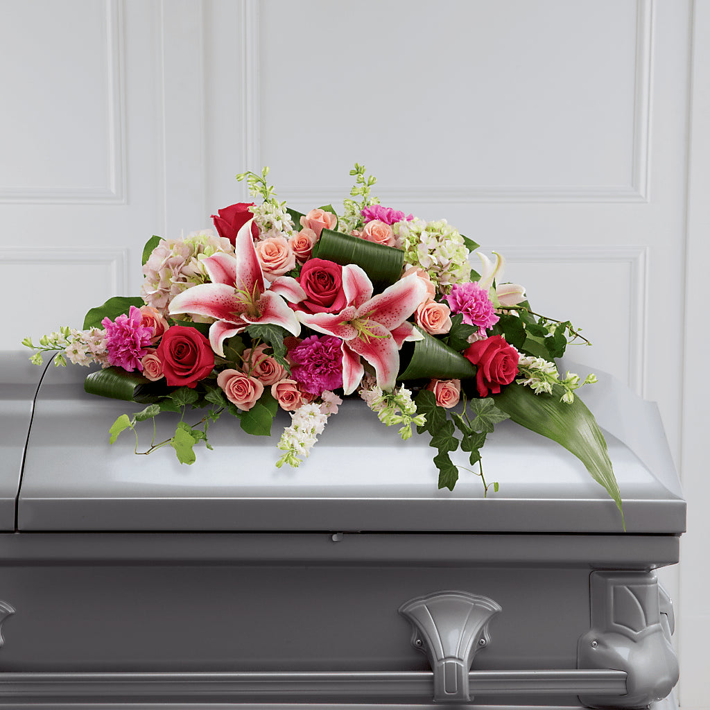 Splendid Grace Casket Spray – Dallas House Of Flowers, Dallas TX