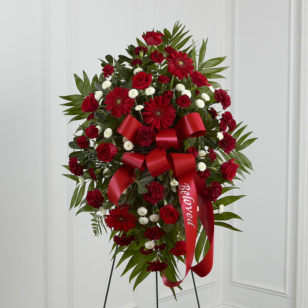 Treasured Memories Standing Spray – Dallas House Of Flowers, Dallas TX