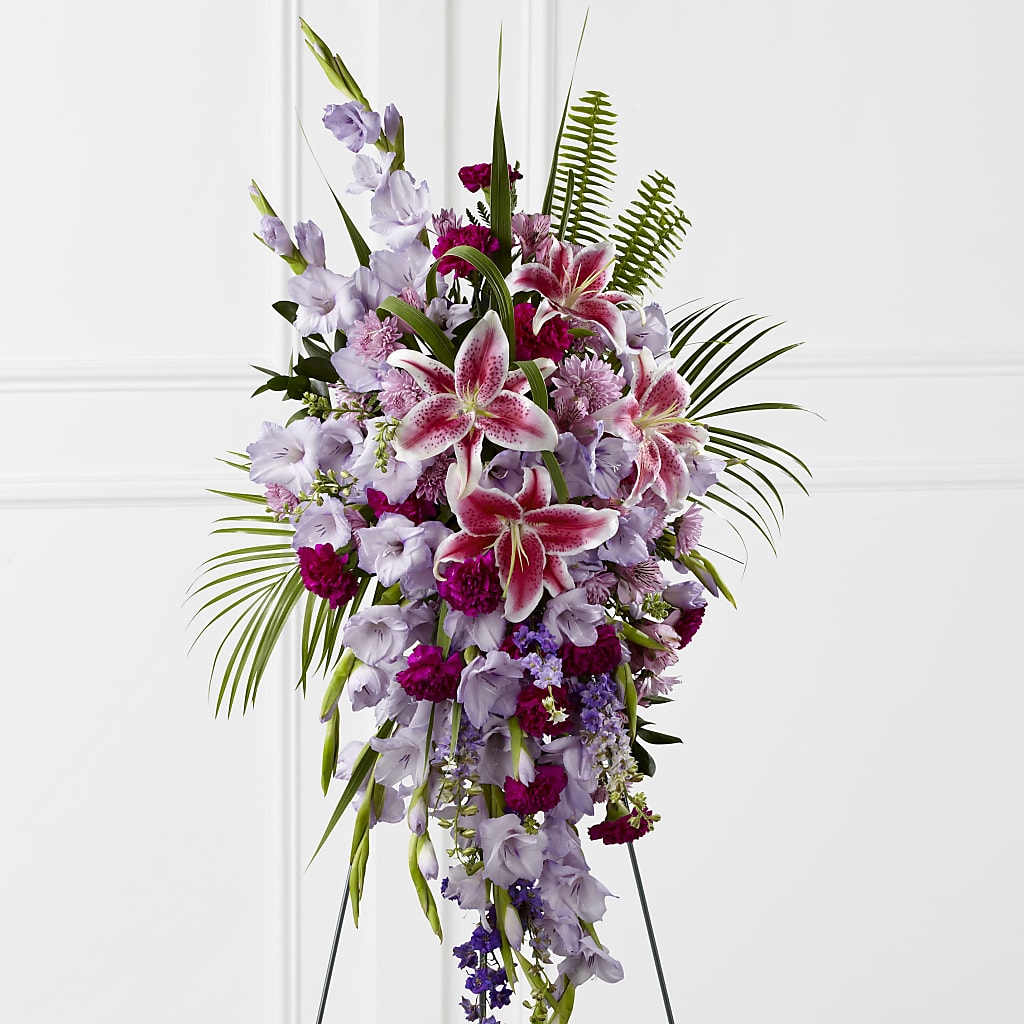 Tender Touch Standing Spray – Dallas House Of Flowers, Dallas TX