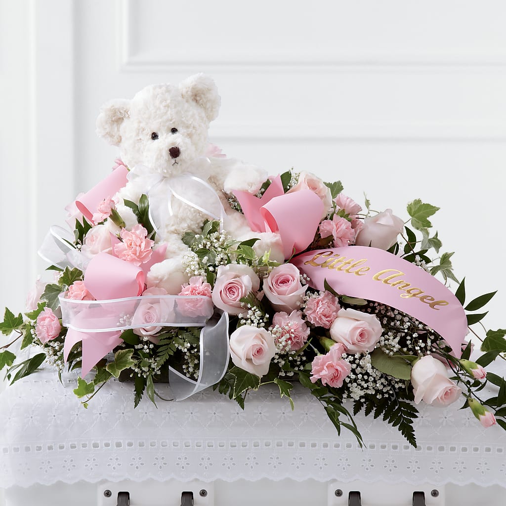 Touch of Sympathy Casket Spray – Dallas House Of Flowers, Dallas TX