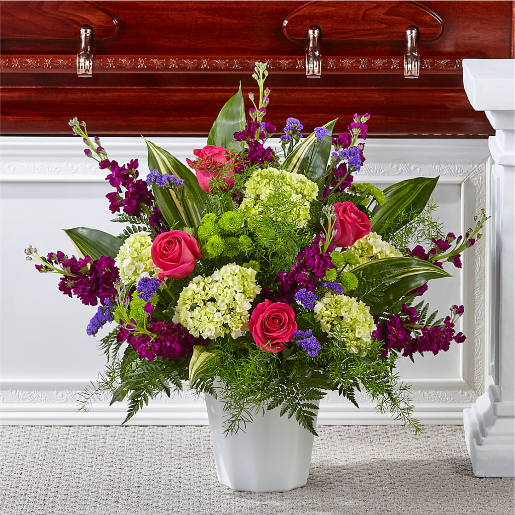 Beautiful Horizons Floor Basket – Dallas House Of Flowers, Dallas TX