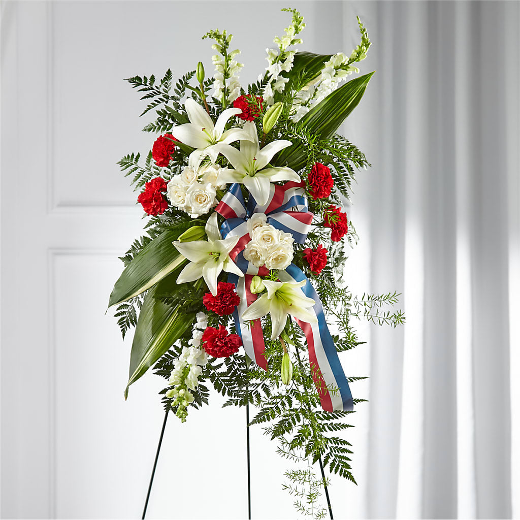 Stars of Life Standing Spray – Dallas House Of Flowers, Dallas TX