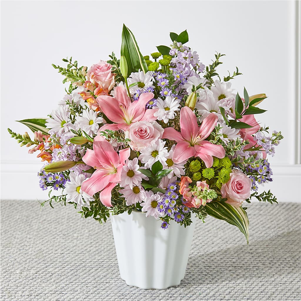 Abundant Compassion Floor Basket – Dallas House Of Flowers, Dallas TX