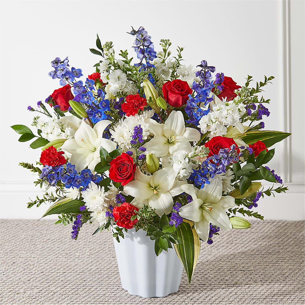 Consoled Floor Basket – Dallas House Of Flowers, Dallas TX