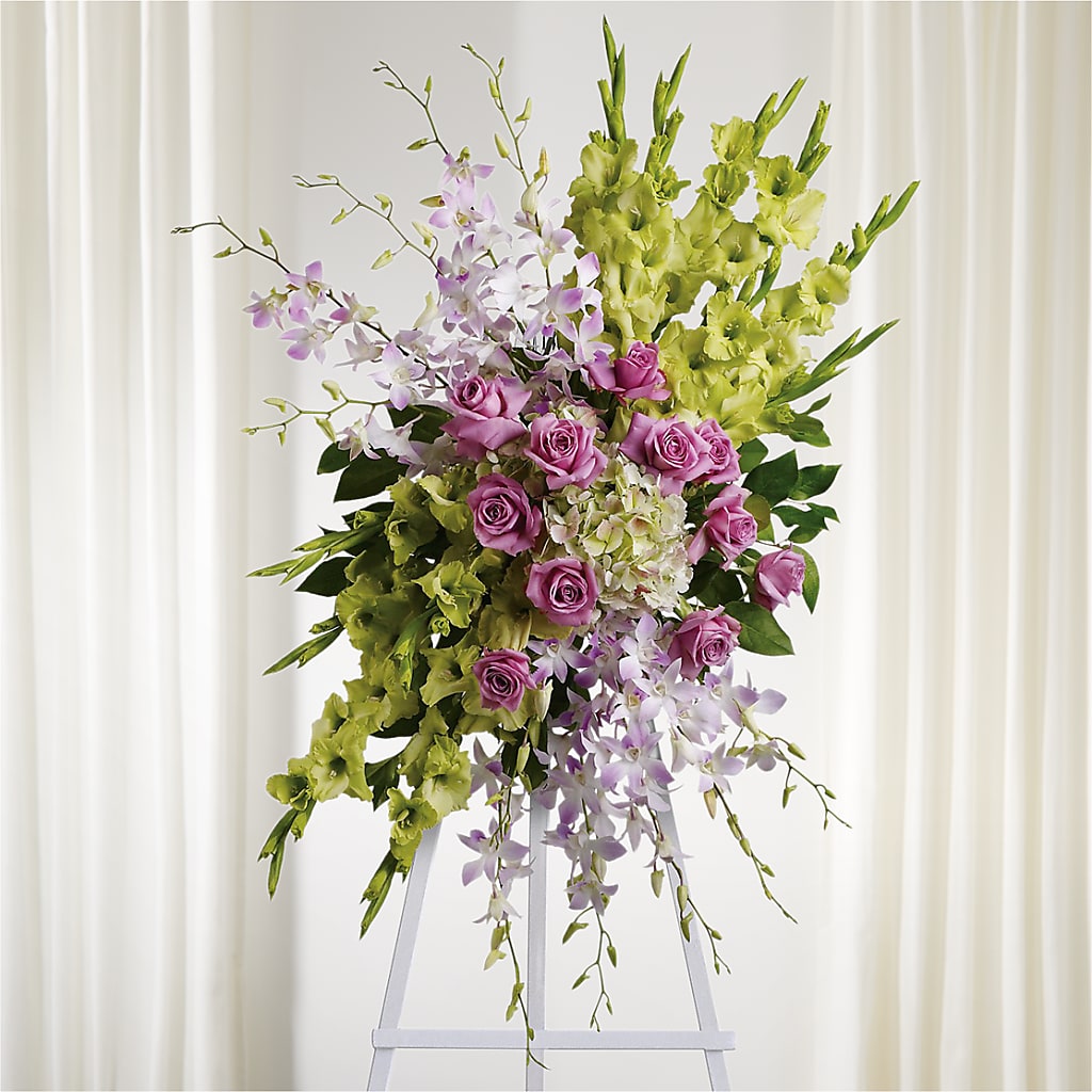Lasting Legacy Standing Spray – Dallas House Of Flowers, Dallas TX