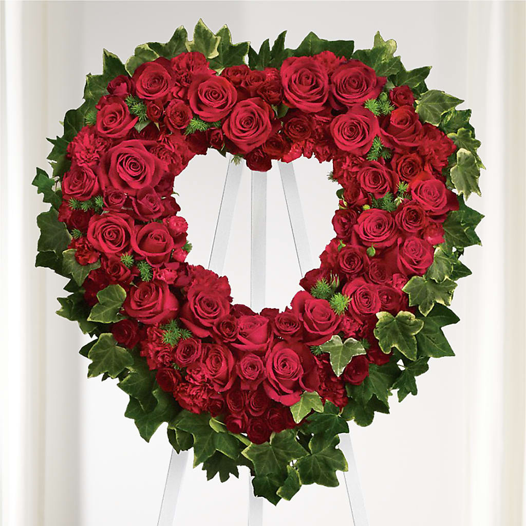 Wholehearted Standing Spray – Dallas House Of Flowers, Dallas TX