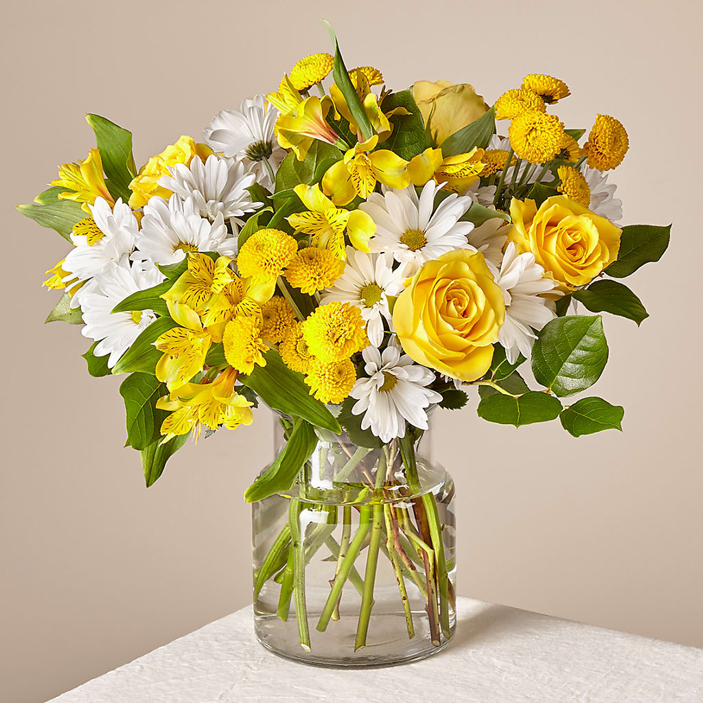 Sunny Sentiments Bouquet – Dallas House Of Flowers, Dallas TX