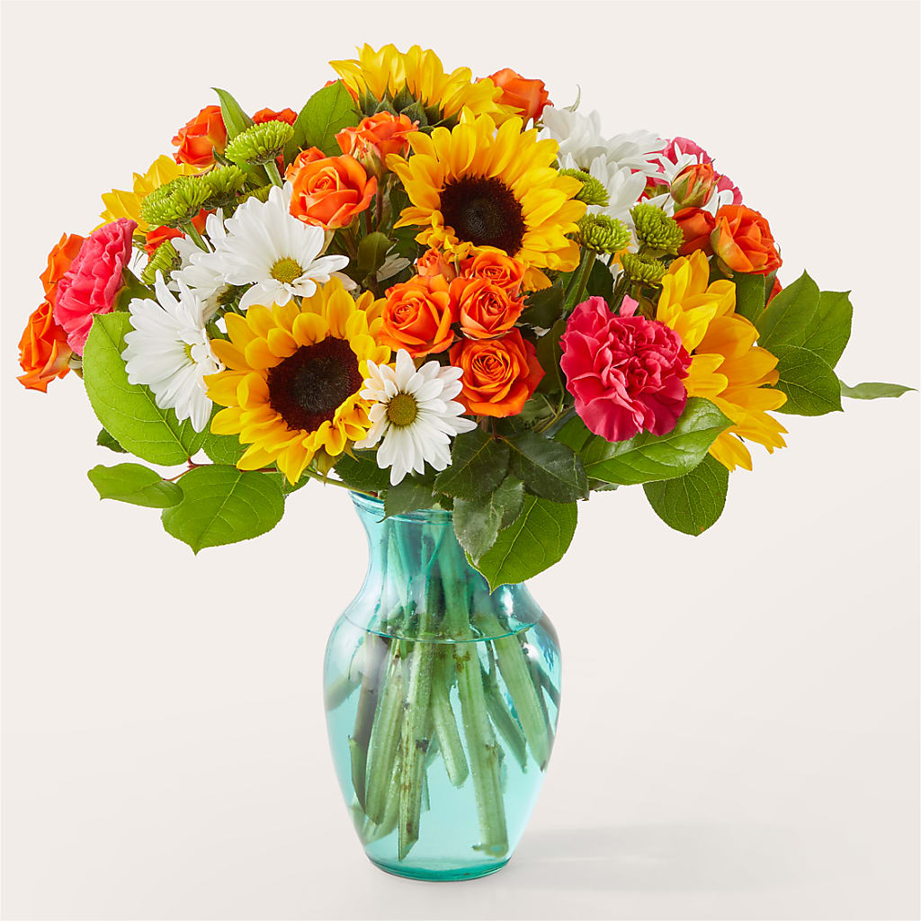 Sun-drenched Blooms Bouquet – Dallas House Of Flowers, Dallas TX