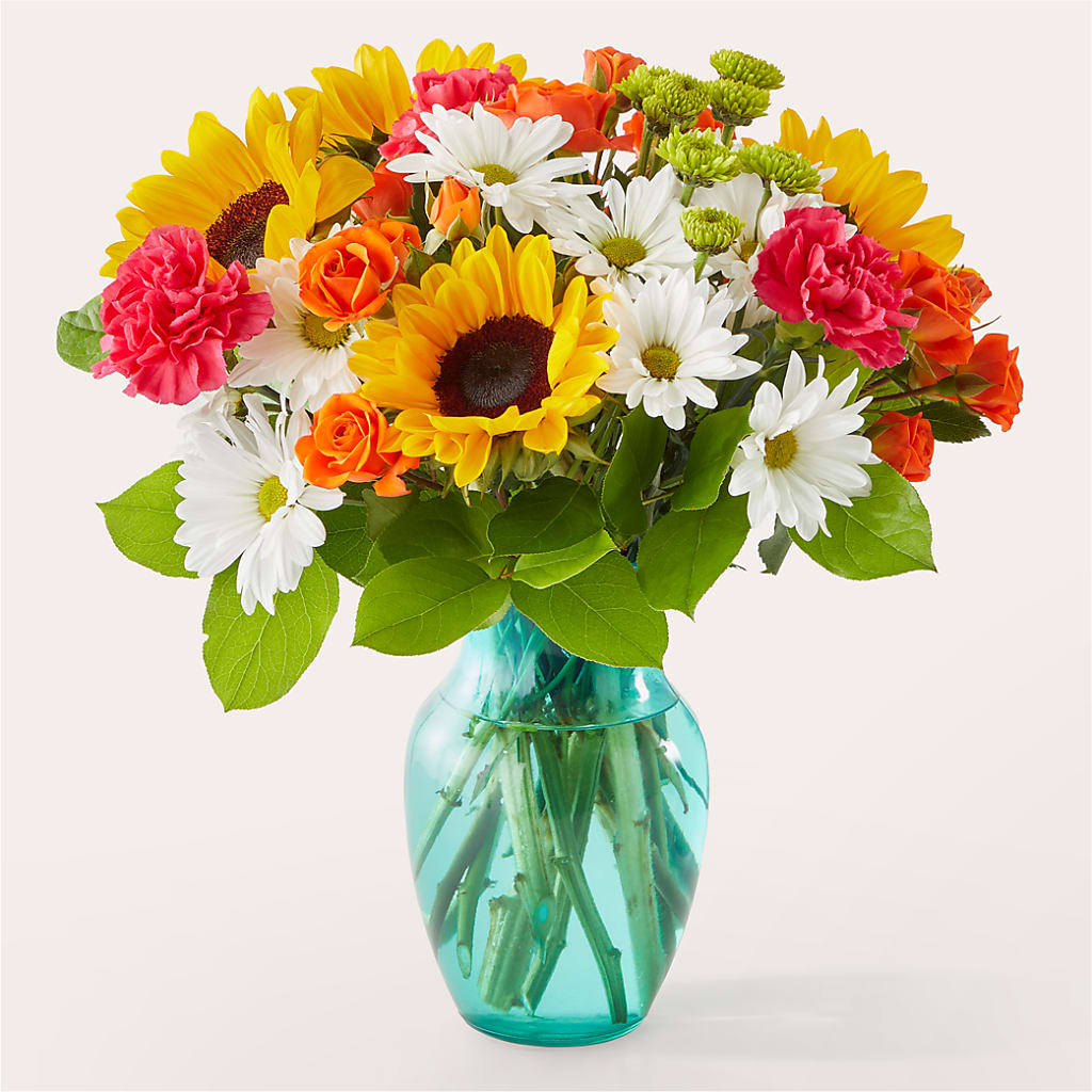 Sun-drenched Blooms Bouquet – Dallas House Of Flowers, Dallas TX