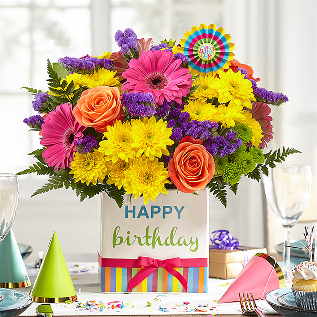 Birthday Brights Bouquet –  Dallas House Of Flowers, Dallas TX