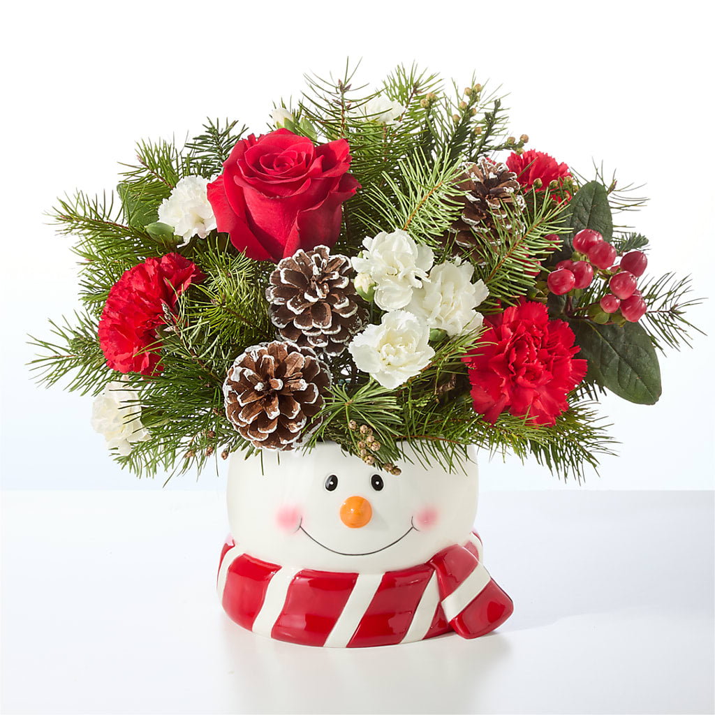 Jolly Snowman Bouquet –  Dallas House Of Flowers, Dallas TX