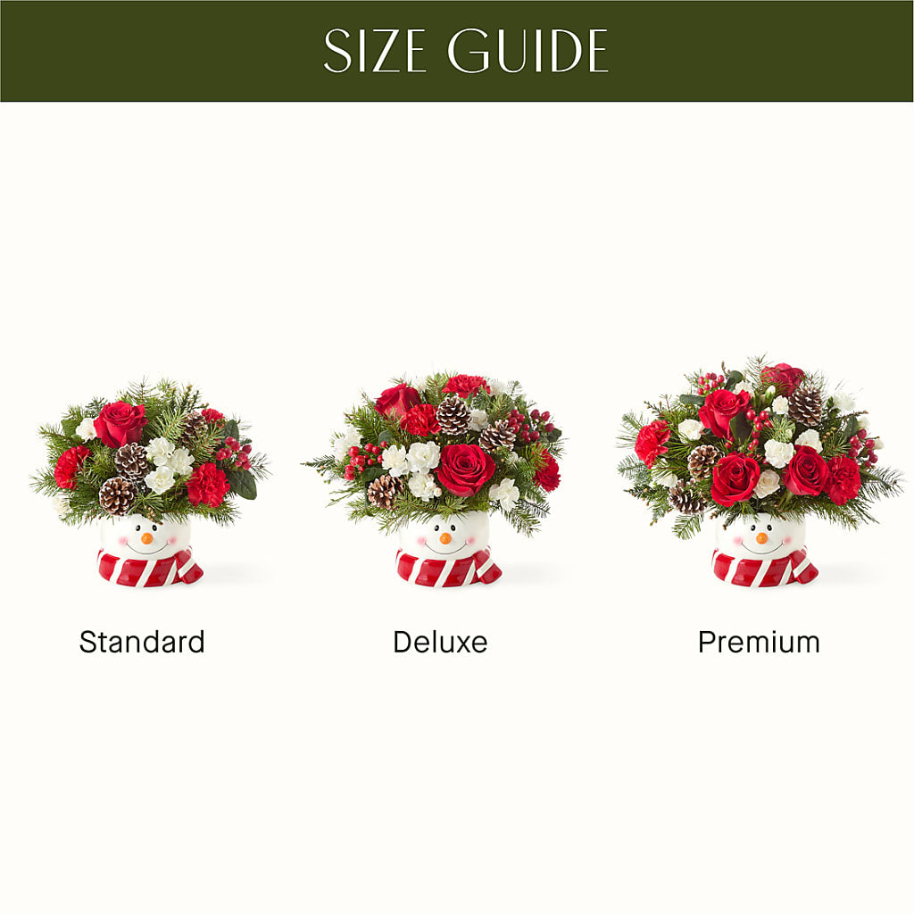 Jolly Snowman Bouquet –  Dallas House Of Flowers, Dallas TX