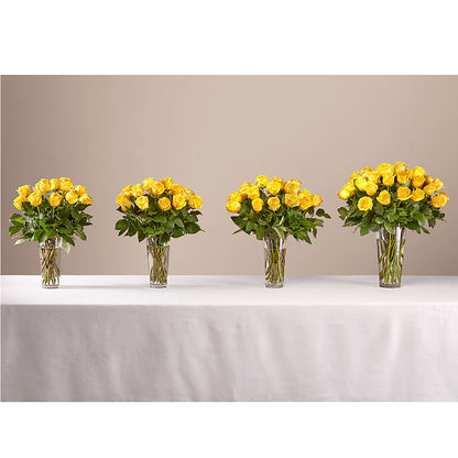 Long Stem Yellow Rose Bouquet –  Dallas House Of Flowers, Dallas TX