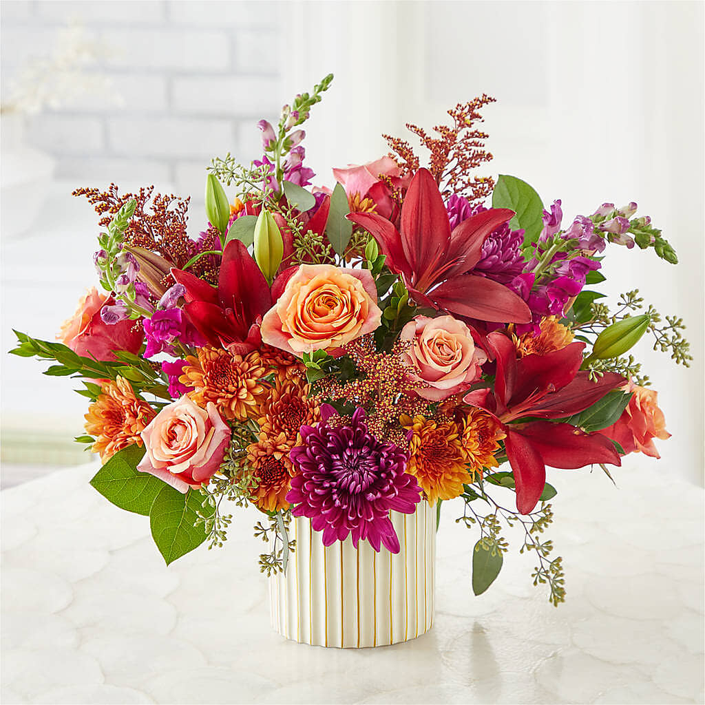 Burgundy Landscape Bouquet –  Dallas House Of Flowers, Dallas TX