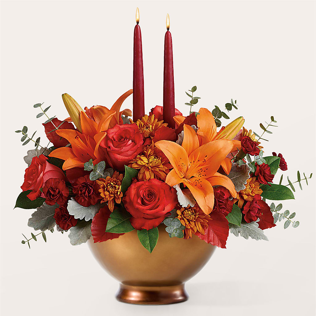 Fruits of Fall Centerpiece –  Dallas House Of Flowers, Dallas TX