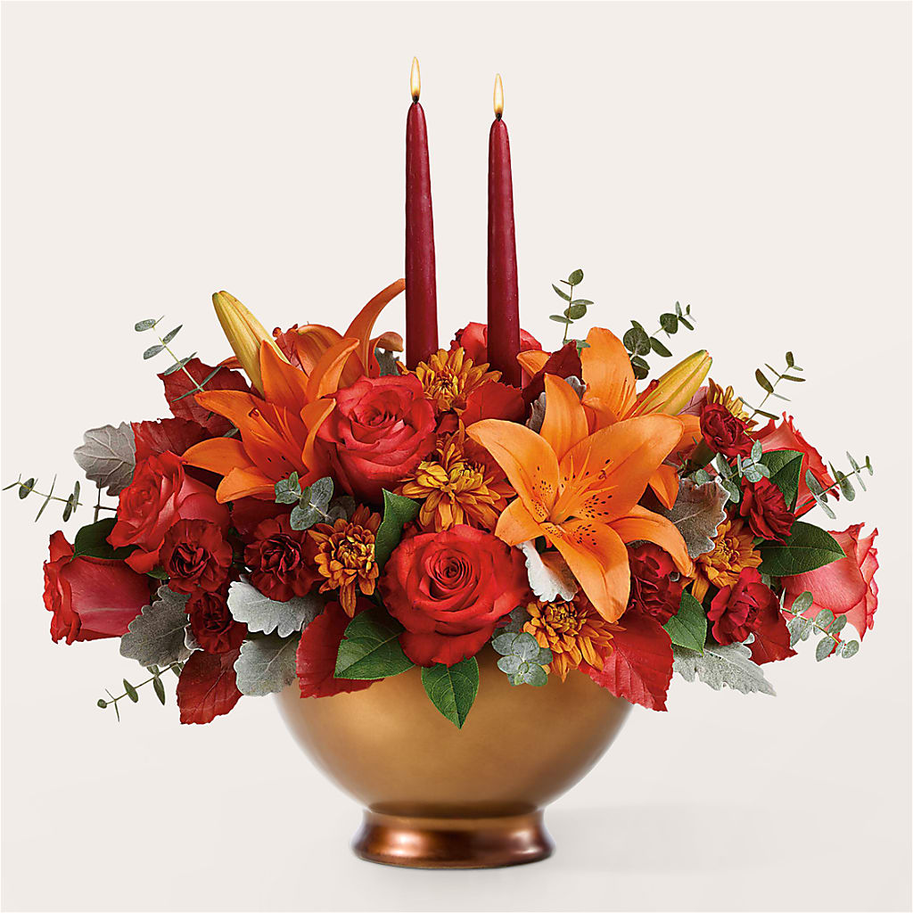 Fruits of Fall Centerpiece –  Dallas House Of Flowers, Dallas TX