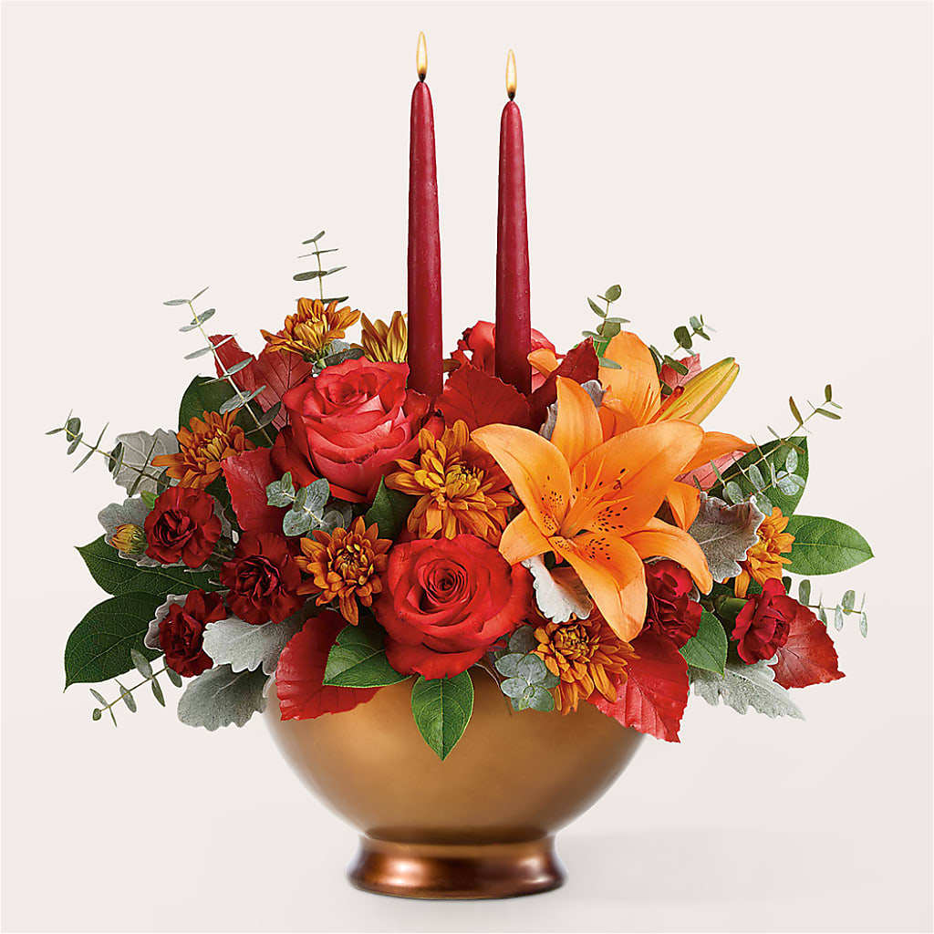 Fruits of Fall Centerpiece –  Dallas House Of Flowers, Dallas TX