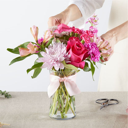 Pink Ribbon - A Florist Original –  Dallas House Of Flowers, Dallas TX