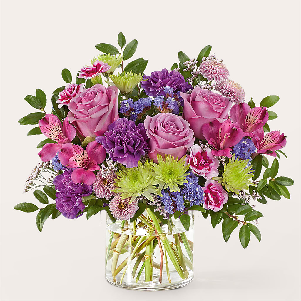 Glass Half Full Bouquet –  Dallas House Of Flowers, Dallas TX