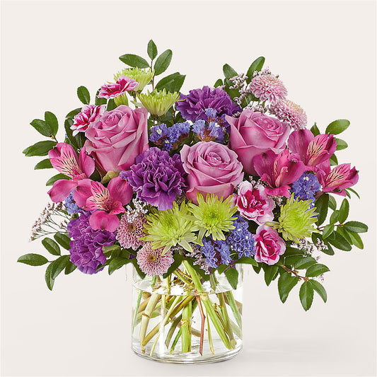 Glass Half Full Bouquet –  Dallas House Of Flowers, Dallas TX