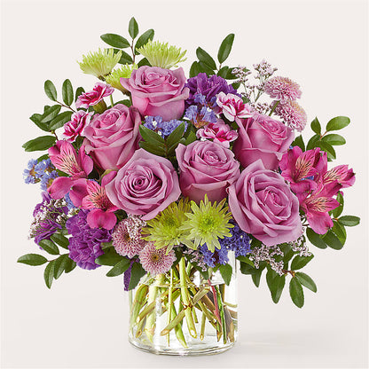 Glass Half Full Bouquet –  Dallas House Of Flowers, Dallas TX