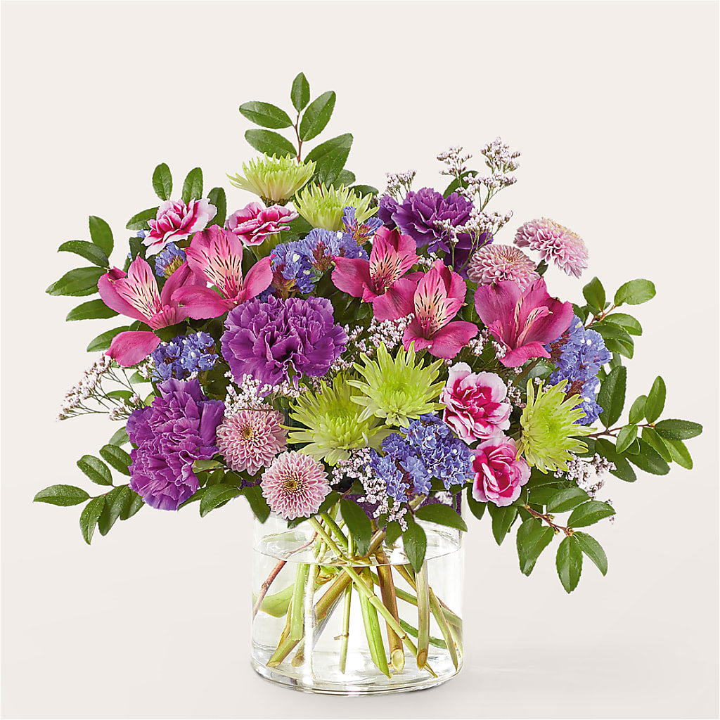 Glass Half Full Bouquet –  Dallas House Of Flowers, Dallas TX