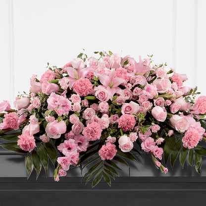Garden of Comfort Casket Spray (Standard) –  Dallas House Of Flowers, Dallas TX
