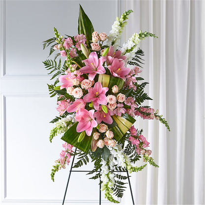 Elegant Embrace Standing Spray –  Dallas House Of Flowers, Dallas TX