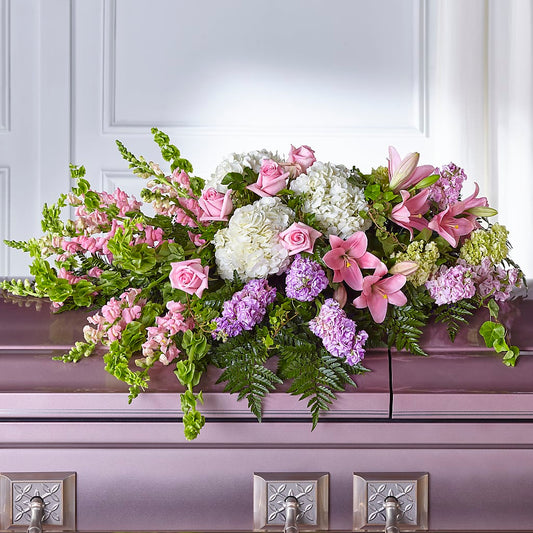 Life's Gratitude Casket Spray –  Dallas House Of Flowers, Dallas TX