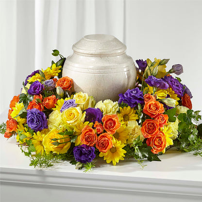 Blossoms of Remembrance Cremation Adornment –  Dallas House Of Flowers, Dallas TX