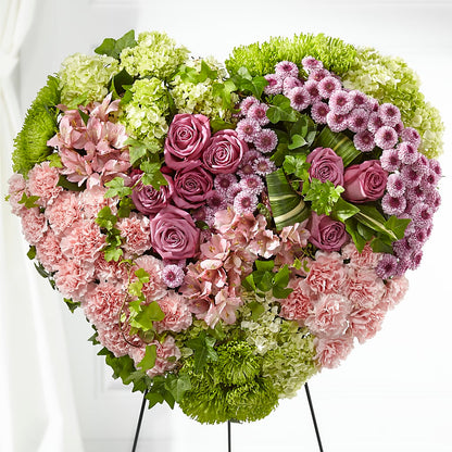 Heartwarming Standing Heart –  Dallas House Of Flowers, Dallas TX