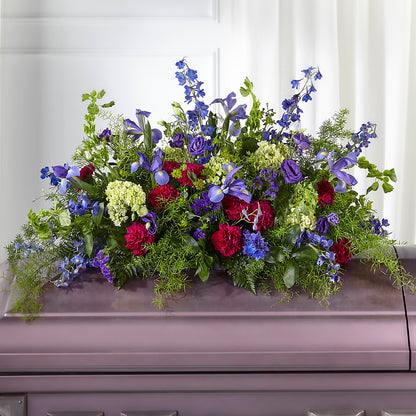 Always Treasured Casket Spray –  Dallas House Of Flowers, Dallas TX