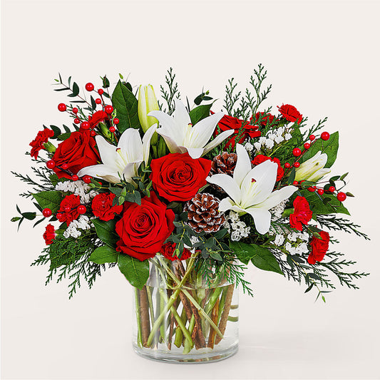 Best in Snow Bouquet –  Dallas House Of Flowers, Dallas TX